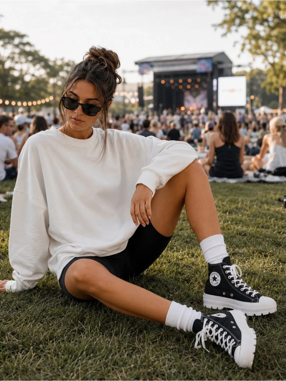 Converse Chuck Taylor All Star Lugged Hi Black Platform Sneakers